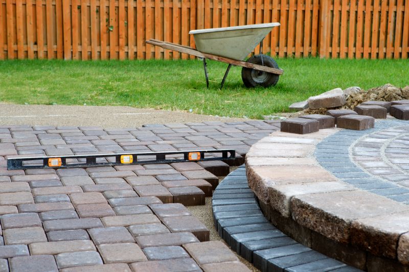 Layered Paver Installation