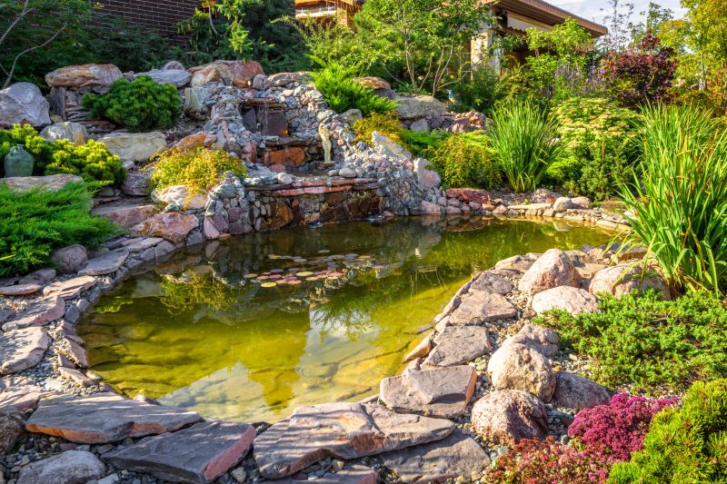 Garden Fountain Installation in Honolulu, HI